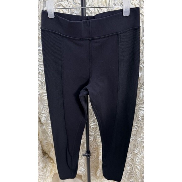 ALO Yoga Pants - Alo Yoga Alosoft High-Waist Head Start Leggings Black Ribbed Size S EUC
